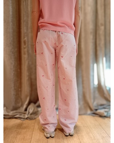 PANTALONE RIGHE PIGIAMA PAPILLON