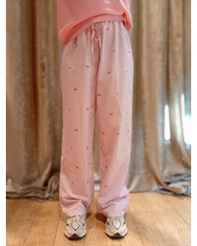 PANTALONE RIGHE PIGIAMA PAPILLON