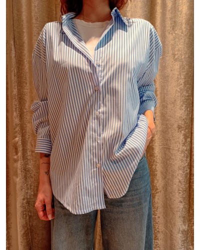 CAMICIA CON SCRITTA RIGHE PALMA