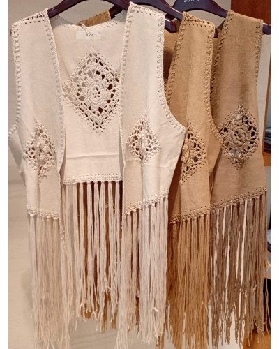 GILET ECOCAMOSCIO CON FRANGE KIT